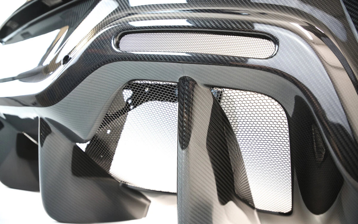 MCLAREN 600LT FULL CARBON REAR BUMPER COMPLETE PACKAGE