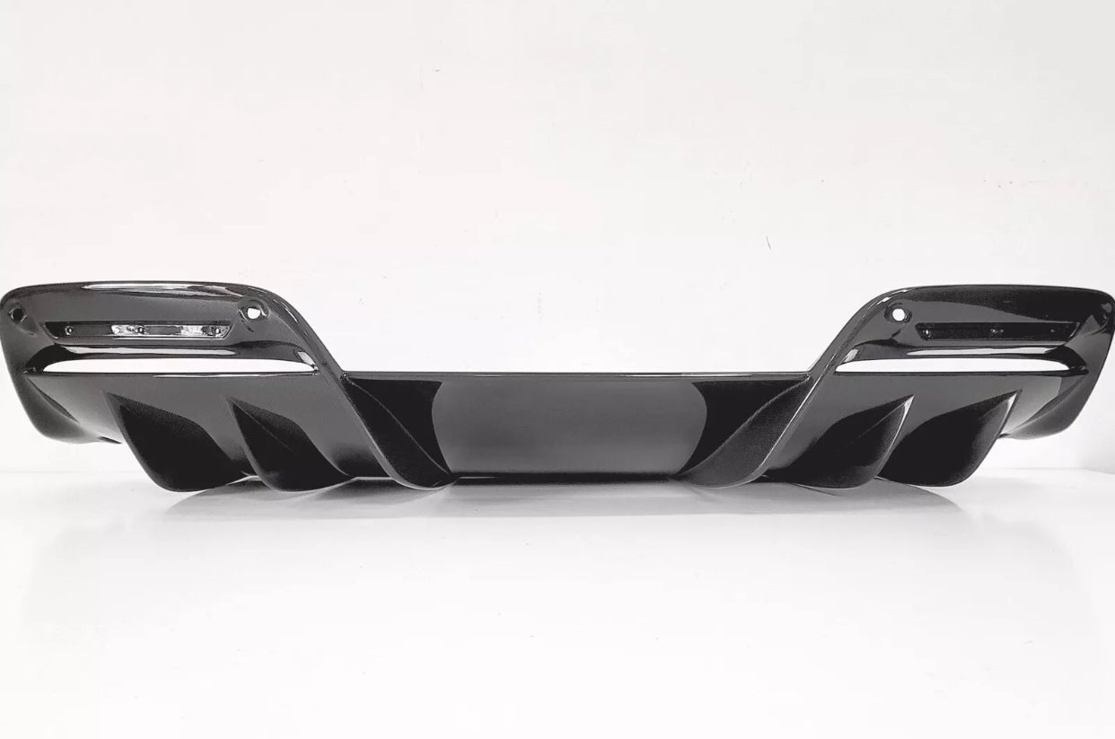 FERRARI 296 GTB GTS - CARBON REAR SPOILER DIFFUSER
