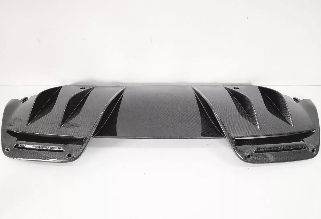 FERRARI 296 GTB GTS - CARBON REAR SPOILER DIFFUSER