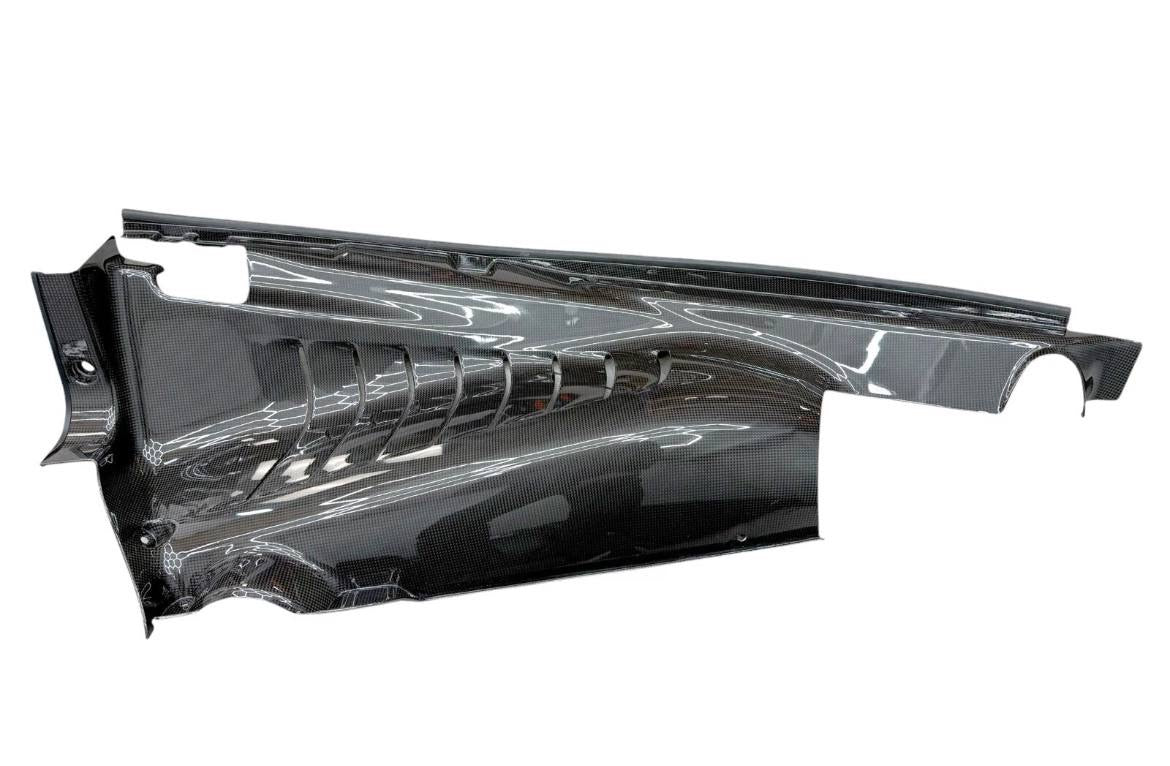 FERRARI 488 GTB CARBON FIBRE ENGINE COVER SET